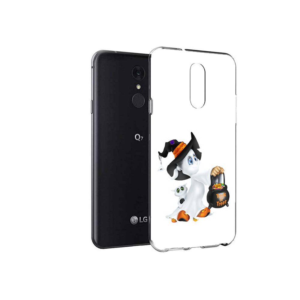 

Чехол MyPads Tocco для LG Q7 Маленький призрак (PT113427.75.113), Tocco
