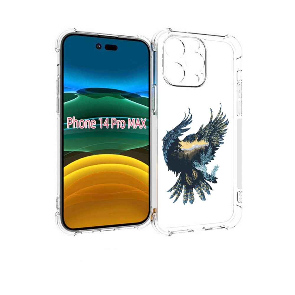 

Чехол MyPads мирок в соколе для iPhone 14 Pro Max, Прозрачный, Tocco