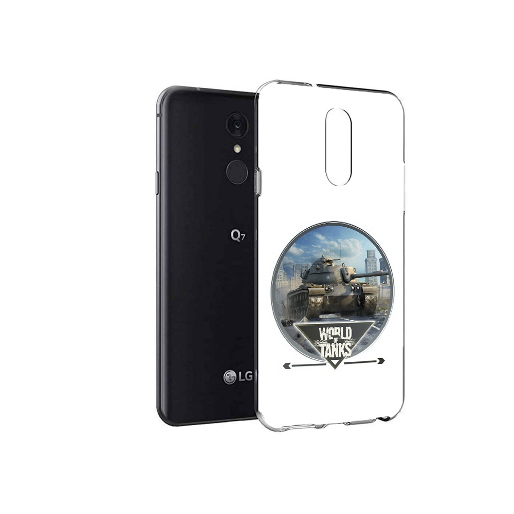 

Чехол MyPads Tocco для LG Q7 Мир танков (PT113427.75.119), Tocco