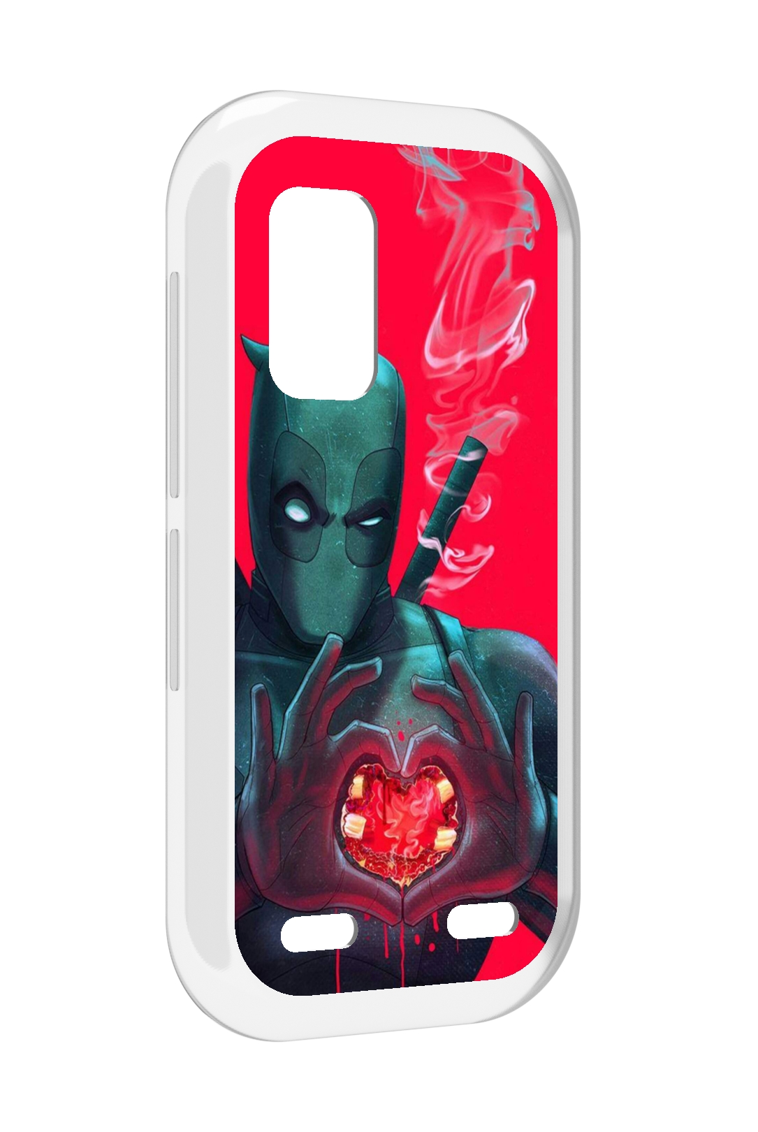 

Чехол MyPads дедпул-в-сердце для UleFone Armor X10 / X10 Pro, Прозрачный, Tocco