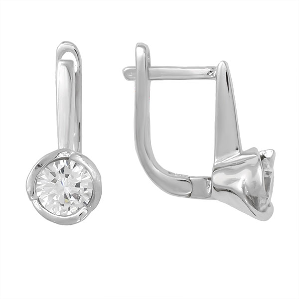 

Серьги женские из серебра Balex Jewellery 2422910209, фианит