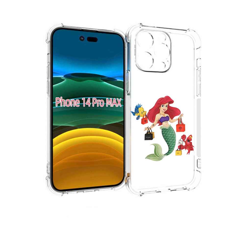 

Чехол MyPads модная-русалка женский для iPhone 14 Pro Max, Прозрачный, Tocco