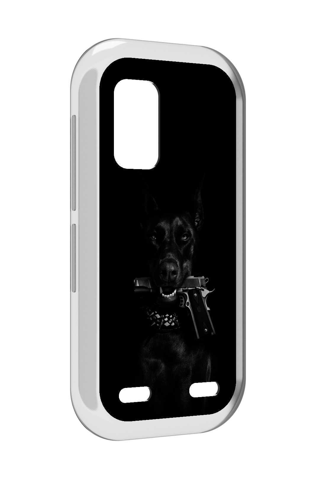 

Чехол MyPads доберман мужской для UleFone Armor X10 / X10 Pro, Прозрачный, Tocco