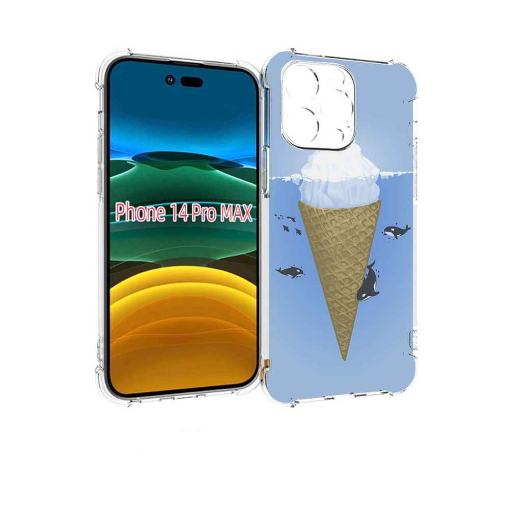 

Чехол MyPads мороженное-у-косаток для iPhone 14 Pro Max, Прозрачный, Tocco