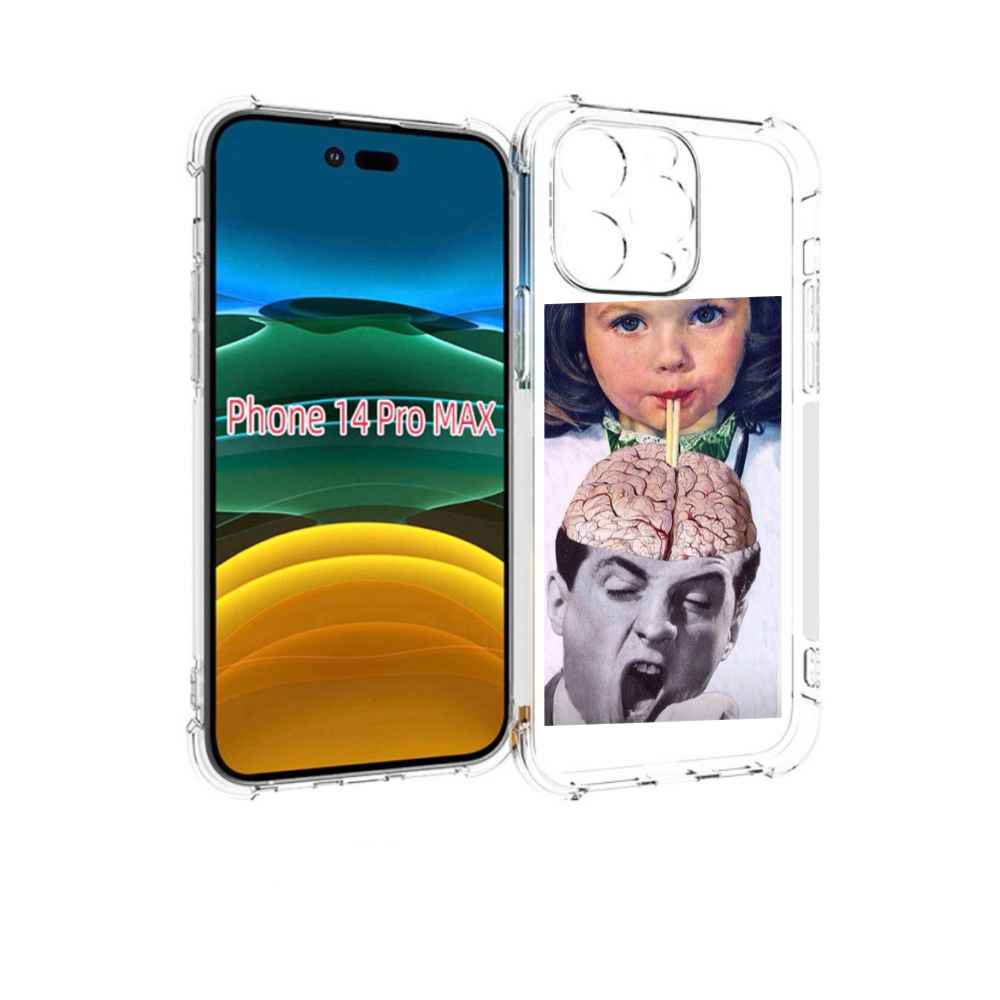 

Чехол MyPads на-здоровье для iPhone 14 Pro Max, Прозрачный, Tocco