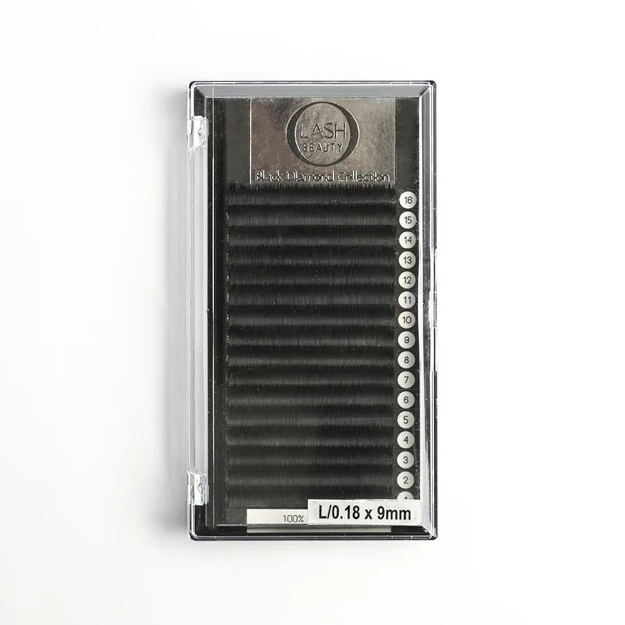 Ресницы на ленте O-Lash Beauty L, 0,18, длина 9 мм набор дорожный упаковка на стрип ленте микс
