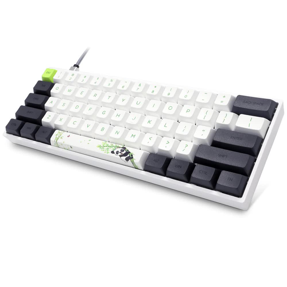 Проводная игровая клавиатура Skyloong GK61 SK61 White/Black (SLGKSK61PB)