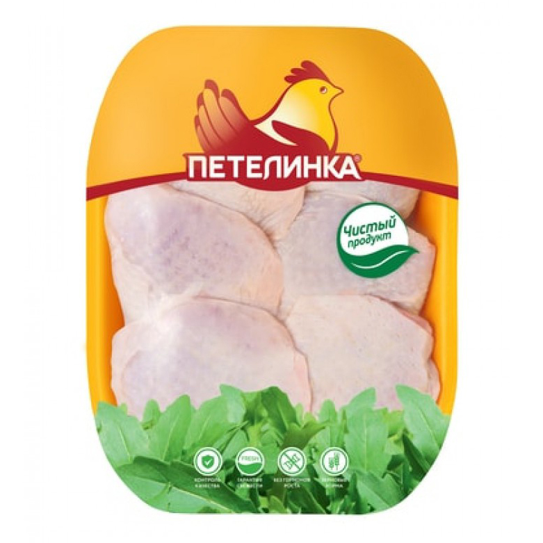 

Бедро куриное с кожей Петелинка охлажденное +-900 г