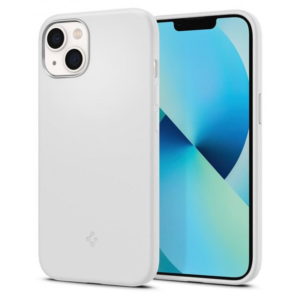 фото Чехол spigen silicone fit (acs03549) для iphone 13 white (белый)