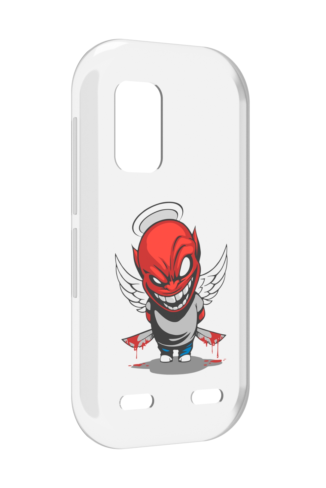 

Чехол MyPads злой-ангел для UleFone Armor X10 / X10 Pro, Прозрачный, Tocco