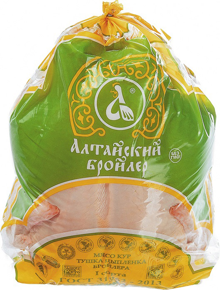 

Тушка цыпленка-бройлера Алтайский бройлер охлажденная +-1 кг