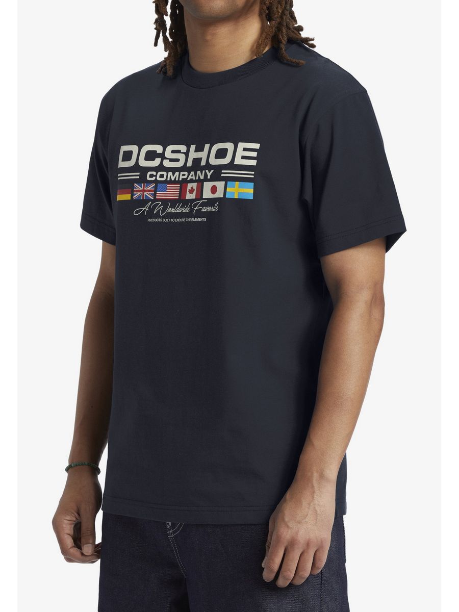 

Футболка унисекс DC SHOES DC121000W синяя XS, Синий, DC121000W