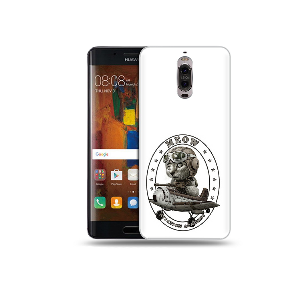

Чехол MyPads Tocco для Huawei Mate 9 Pro кот в самолете (PT50613.55.395), Прозрачный, Tocco