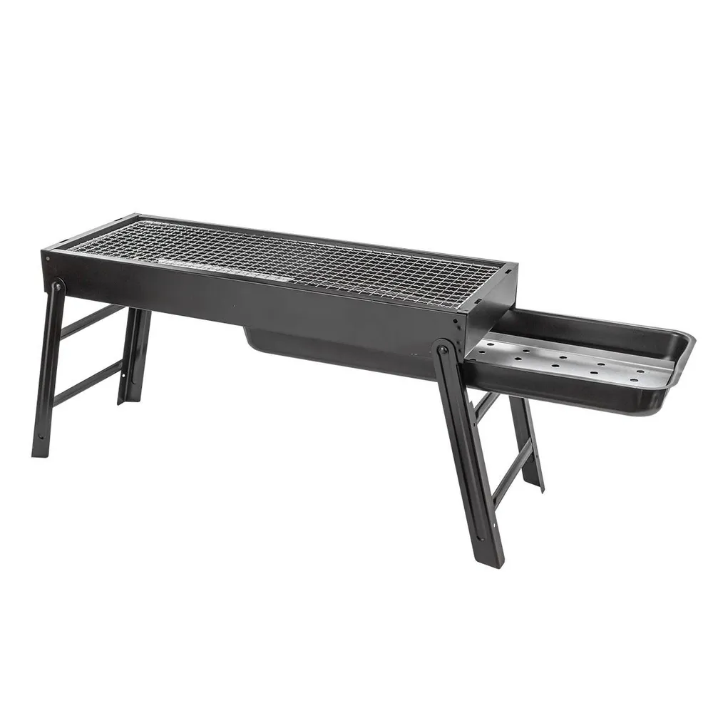 Мангал Складной С Решеткой Для Барбекю И Съемным Дном В Сложенномразложенном Виде:60Х22Х6.