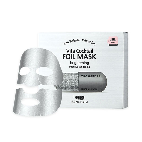 фото Маска фольгированная для сияния кожи banobagi vita cocktail brightening foil mask 10шт.