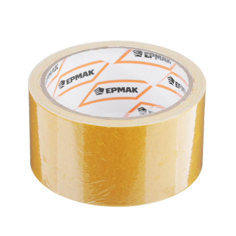 

Клейкая лента Ермак Двухсторонняя 48mm х 10m 669-195