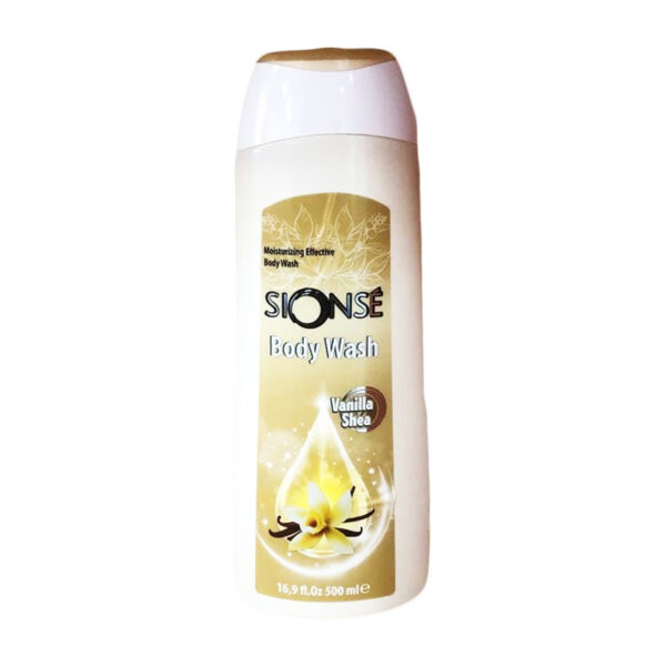 фото Гель для душа с ароматом масла ши и ванили sionse vanilla & shea 500 мл