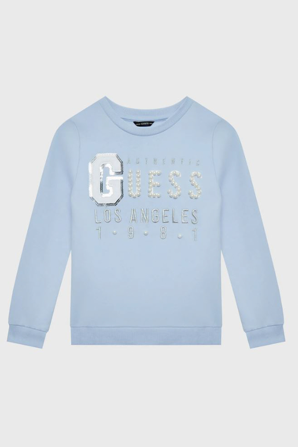 

Свитшот детский Guess J3RQ03 K82T0 голубой, 140, J3RQ03 K82T0