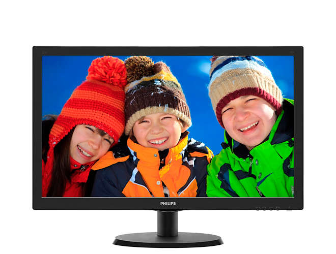 

21.5" монитор Philips 223V5LSB2 черный 75Hz 1920x1080 TN, 223V5LSB2
