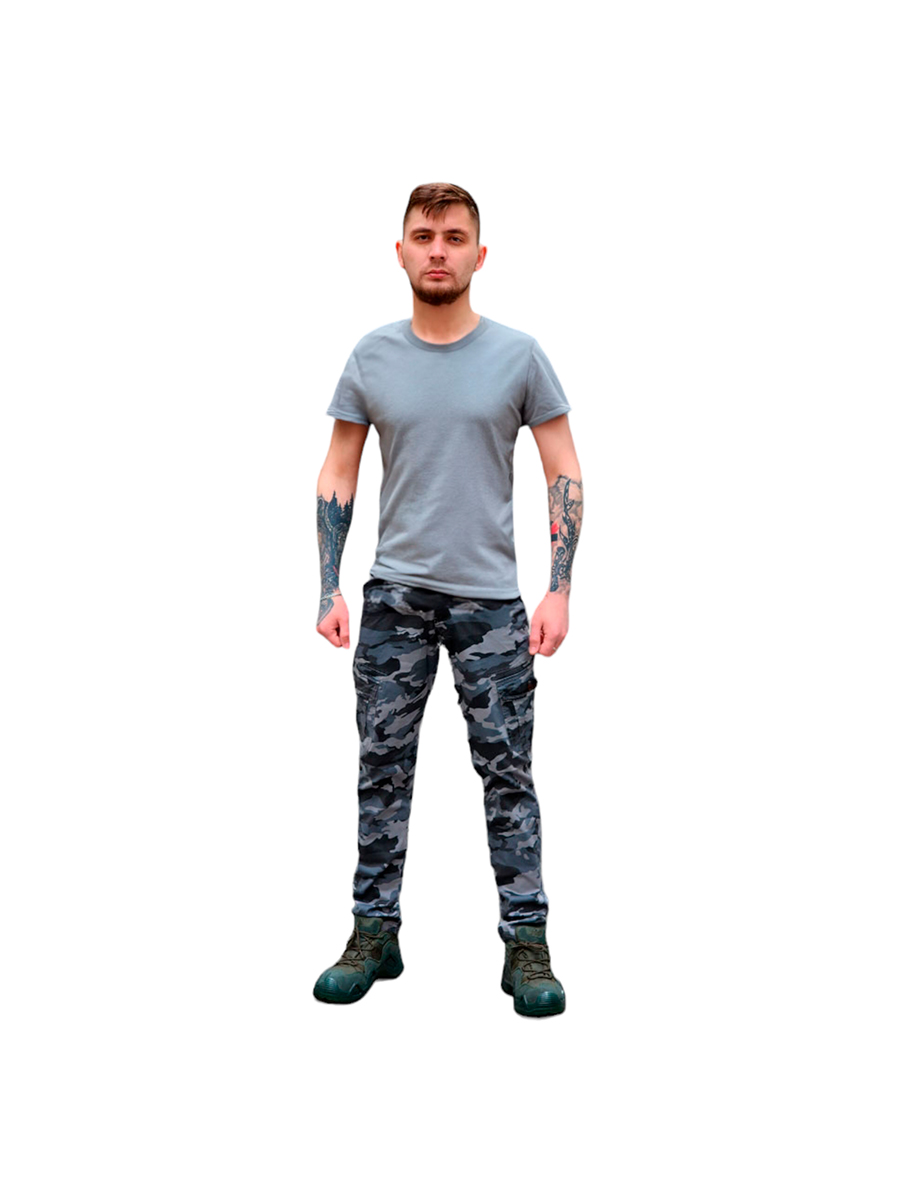 

Брюки мужские NoBrand 839114 серые 48 RU, Серый, 839114