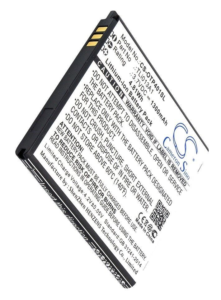 

Аккумулятор для телефона ALCATEL TLi013A1 TLi013A7 One Touch 4017 мАч 1300
