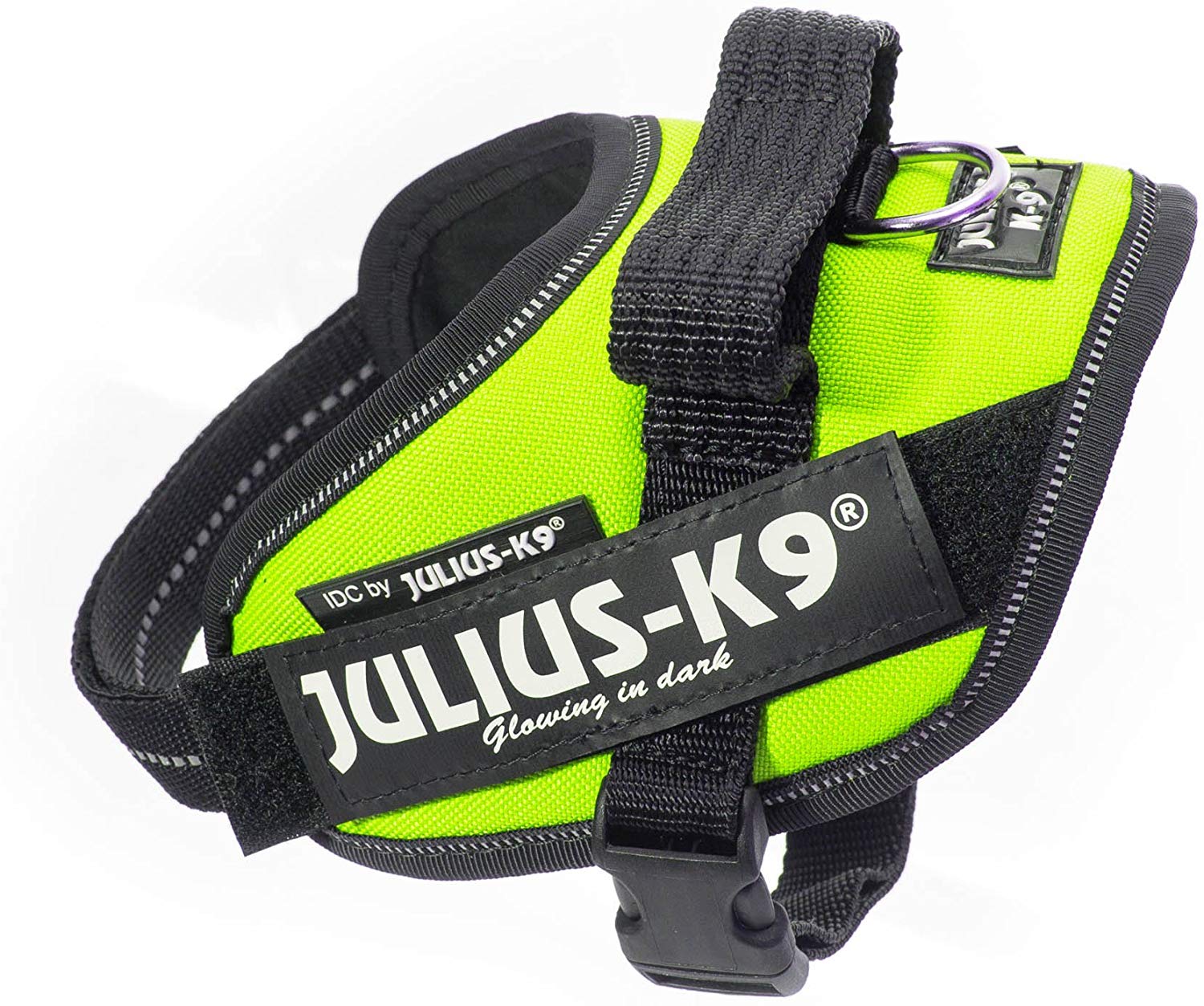 фото Шлейка для собак julius-k9 idc®-powerharness mini, полиэстер, зеленый, 49-67см/ 7-15кг