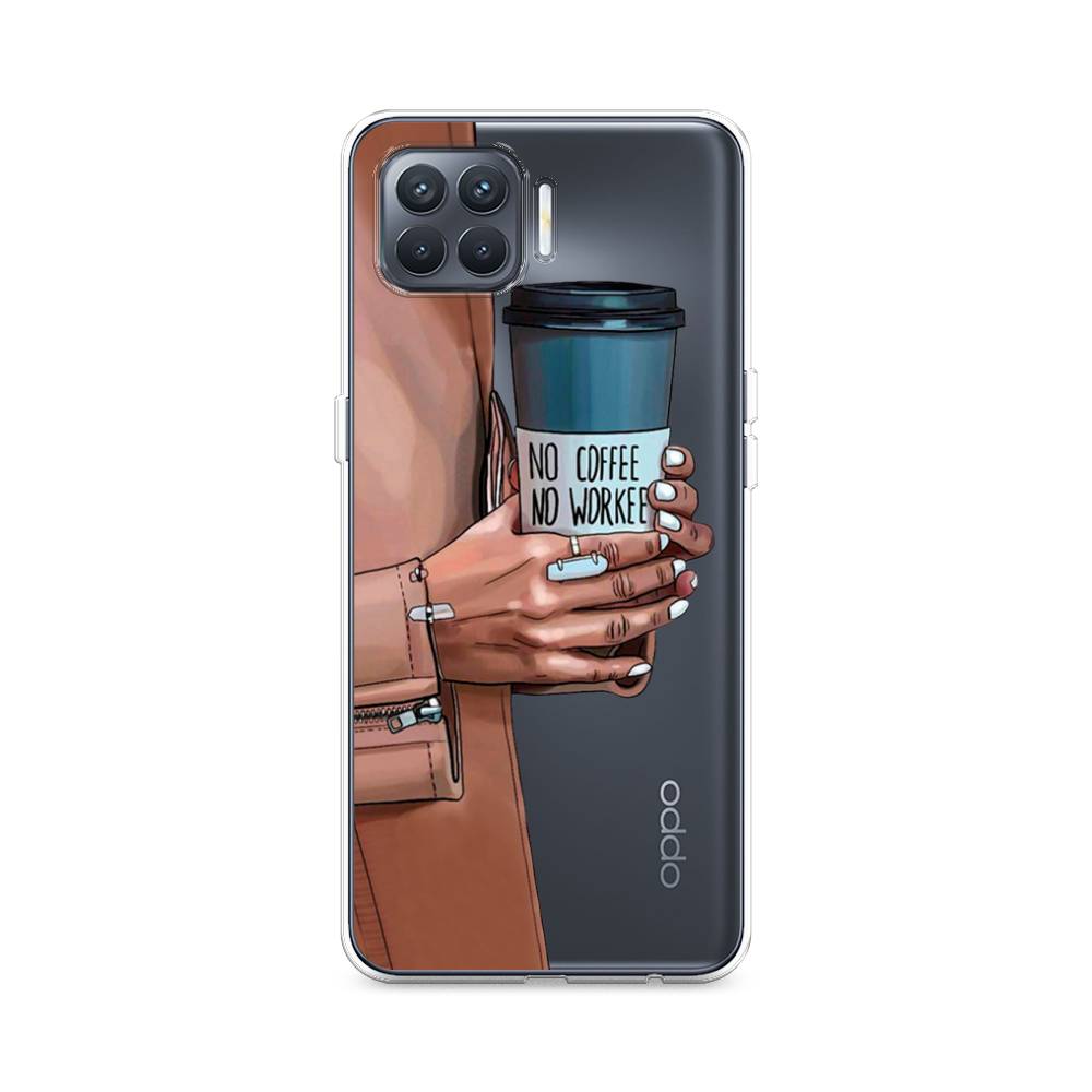 

Чехол Awog на Oppo Reno 4 Lite/A93 "No coffee", Разноцветный, 255350-7