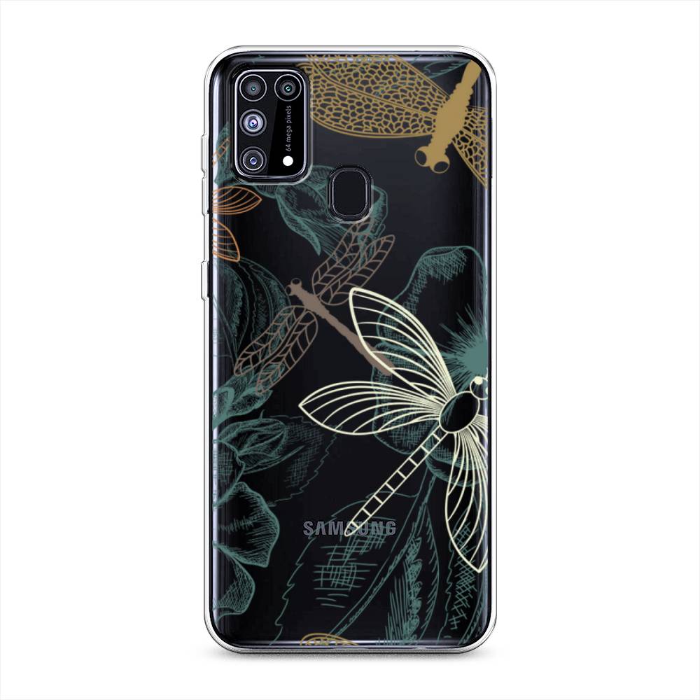 

Чехол Awog на Samsung Galaxy M31 / Самсунг M31 "Тени стрекоз", Разноцветный, 2100750-8