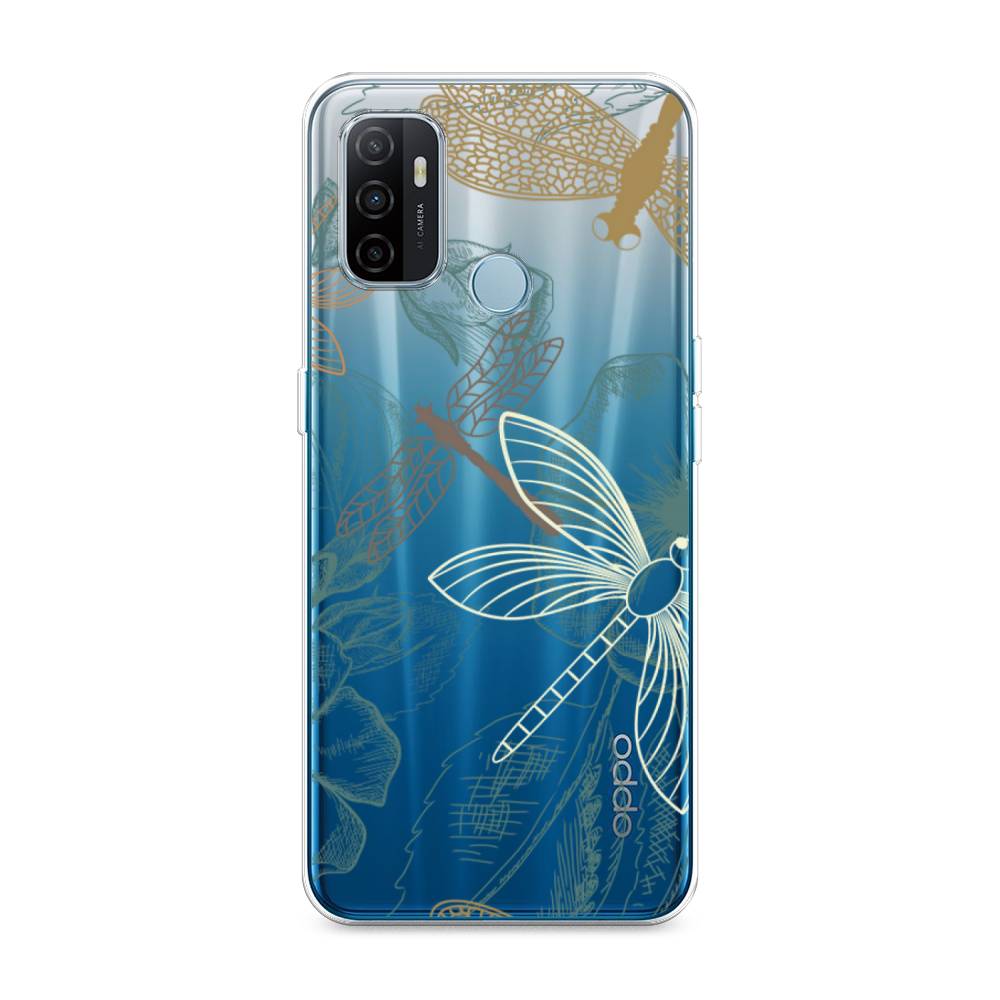 

Чехол Awog на Oppo A53 "Тени стрекоз", Разноцветный, 254350-8