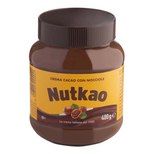 Паста Nutkao шоколадная с лесным орехом 400 г