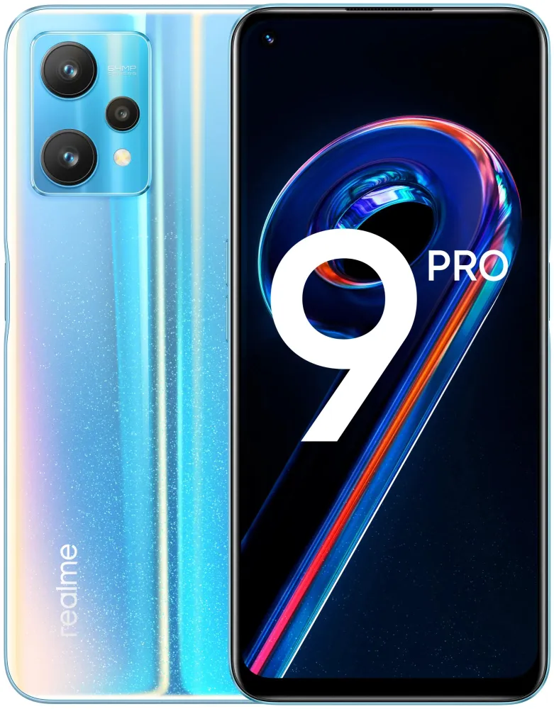 

Смартфон Realme 9 pro+ 8/128GB Sunrise Blue Global (RMX3393), 9 pro+