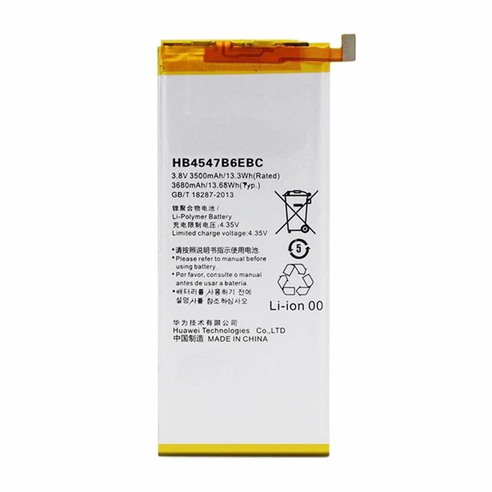 

Аккумулятор для телефона Huawei Honor 6 Plus HB4547B6EBC мАч 3600