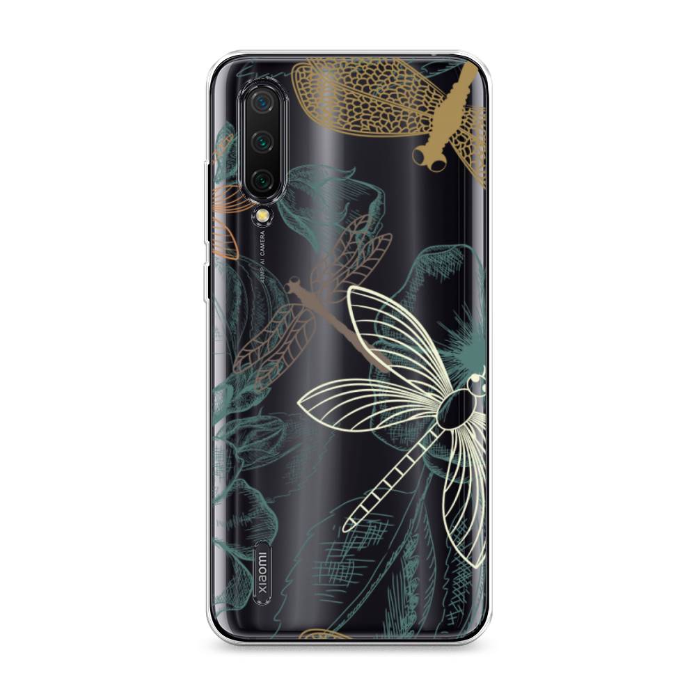 

Чехол Awog на Xiaomi Mi CC9 "Тени стрекоз", Разноцветный, 36150-8