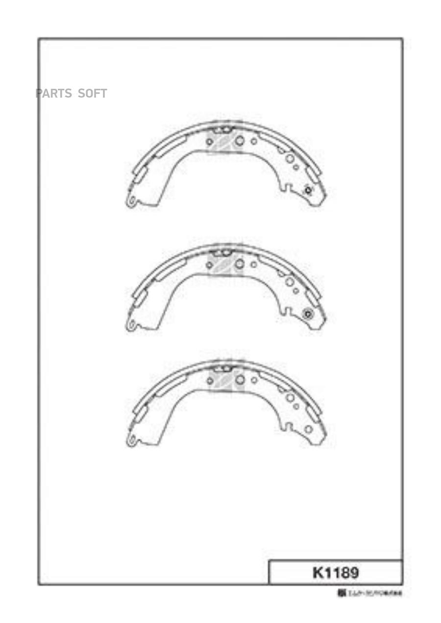 

Тормозные колодки Kashiyama K1189