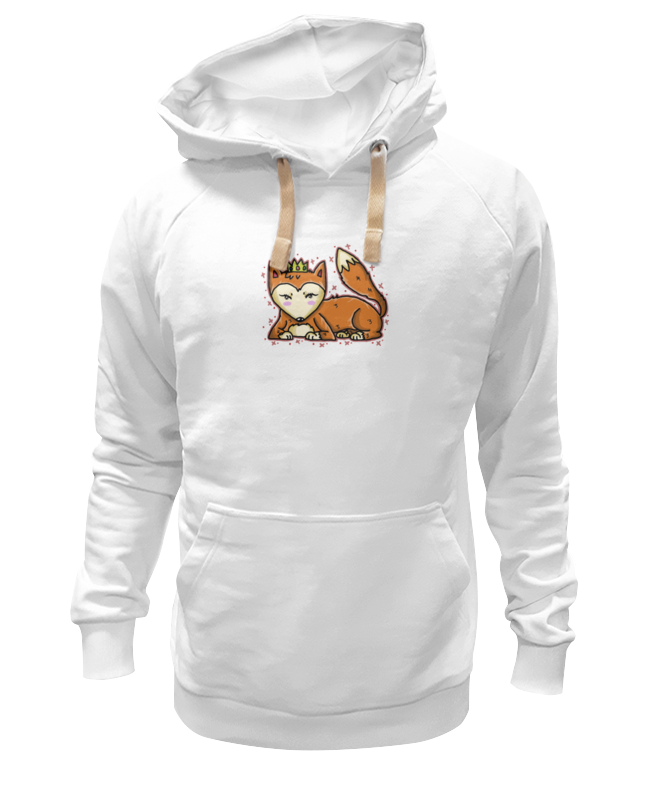

Худи Printio Лисичка белое 2XL, Белый, Лисичка