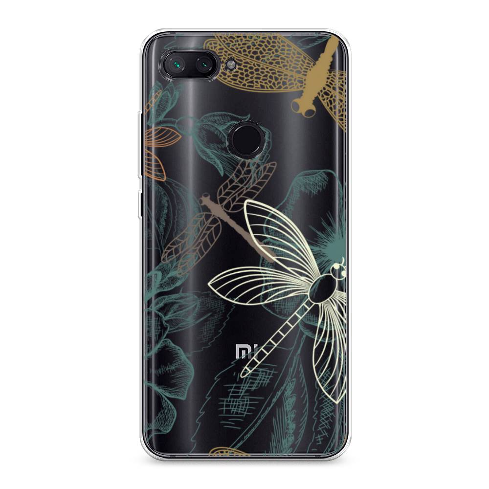 

Чехол Awog на Xiaomi Mi 8 Lite (Youth Edition) "Тени стрекоз", Разноцветный, 34550-8