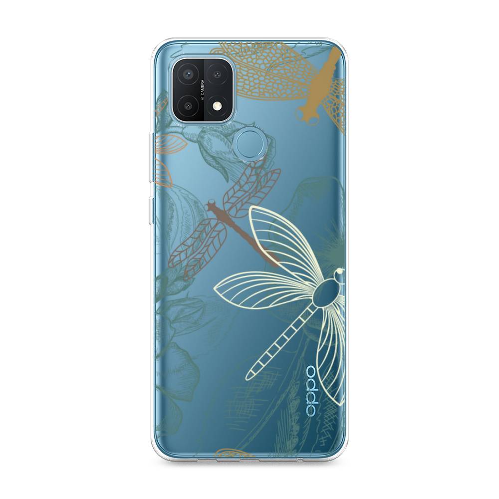 

Чехол Awog на Oppo A15 "Тени стрекоз", Разноцветный, 254750-8