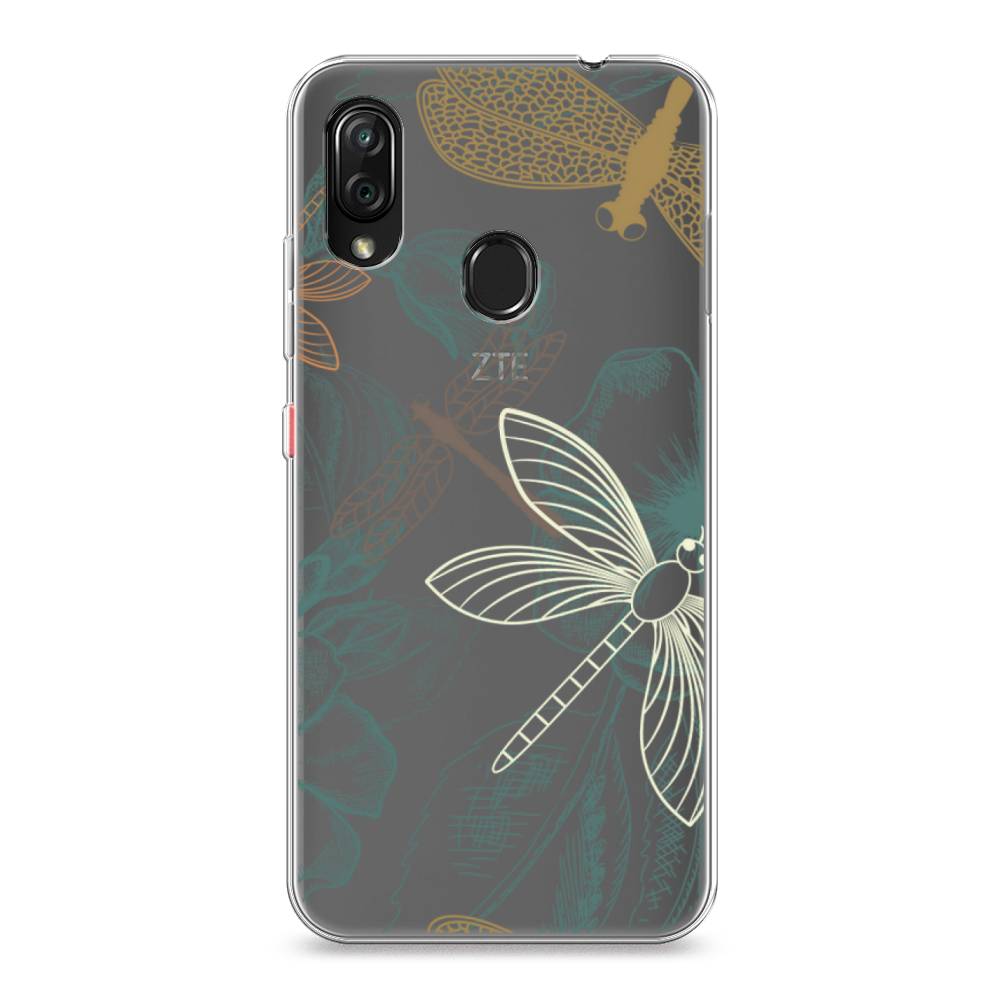 

Чехол Awog на ZTE Blade V10 Vita / ЗТЕ Блэйд V10 Vita "Тени стрекоз", Разноцветный, 132650-8