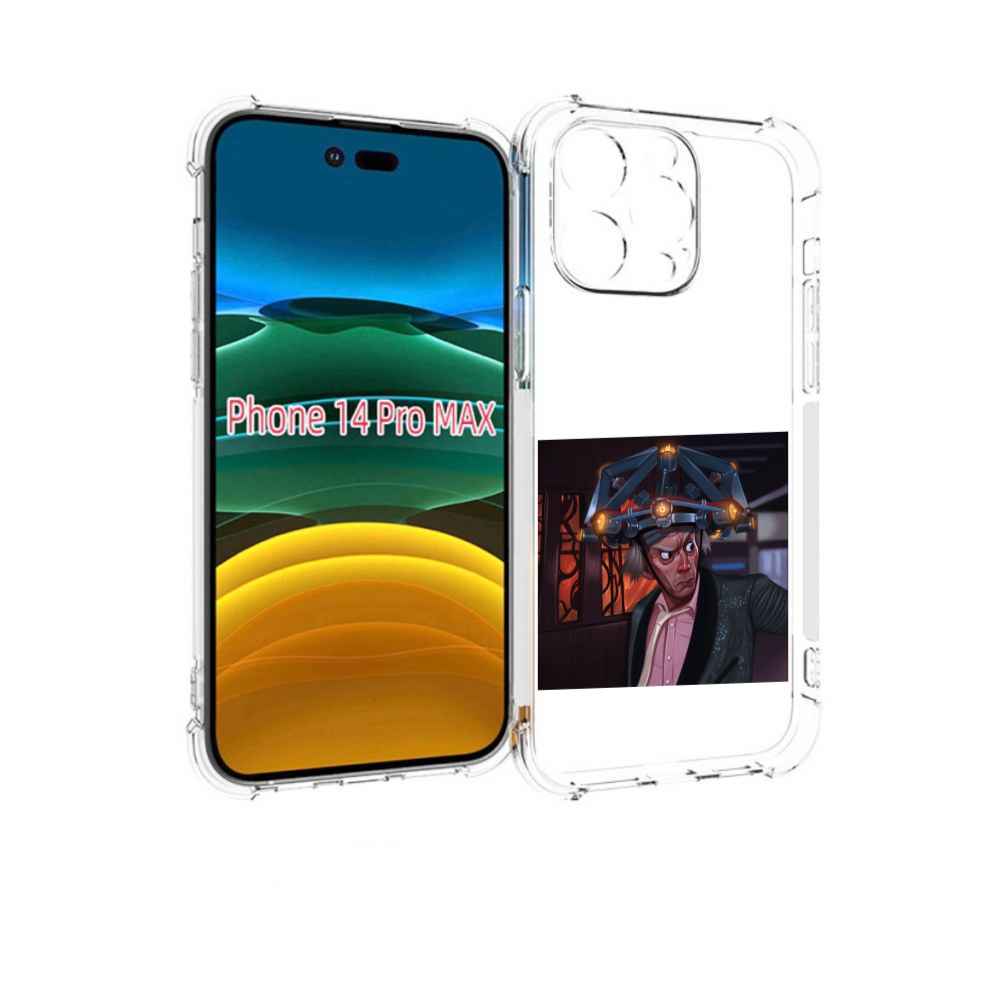 

Чехол MyPads назад-в-будущее для iPhone 14 Pro Max, Прозрачный, Tocco