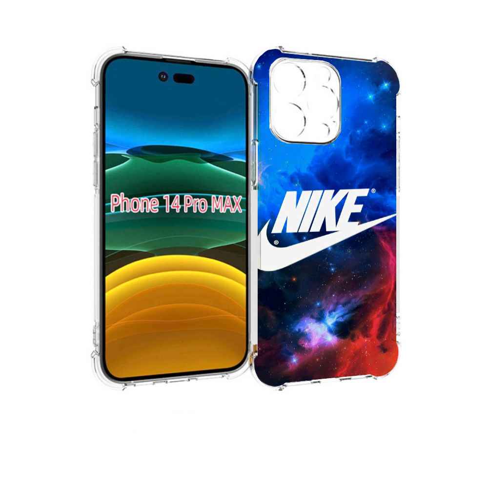 

Чехол MyPads найк в космосе для iPhone 14 Pro Max, Прозрачный, Tocco