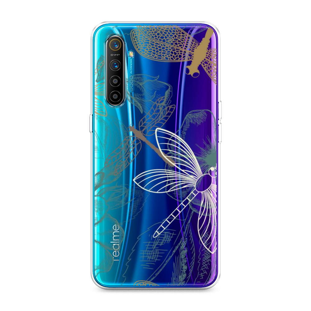 

Чехол Awog на Realme XT "Тени стрекоз", Разноцветный, 251450-8