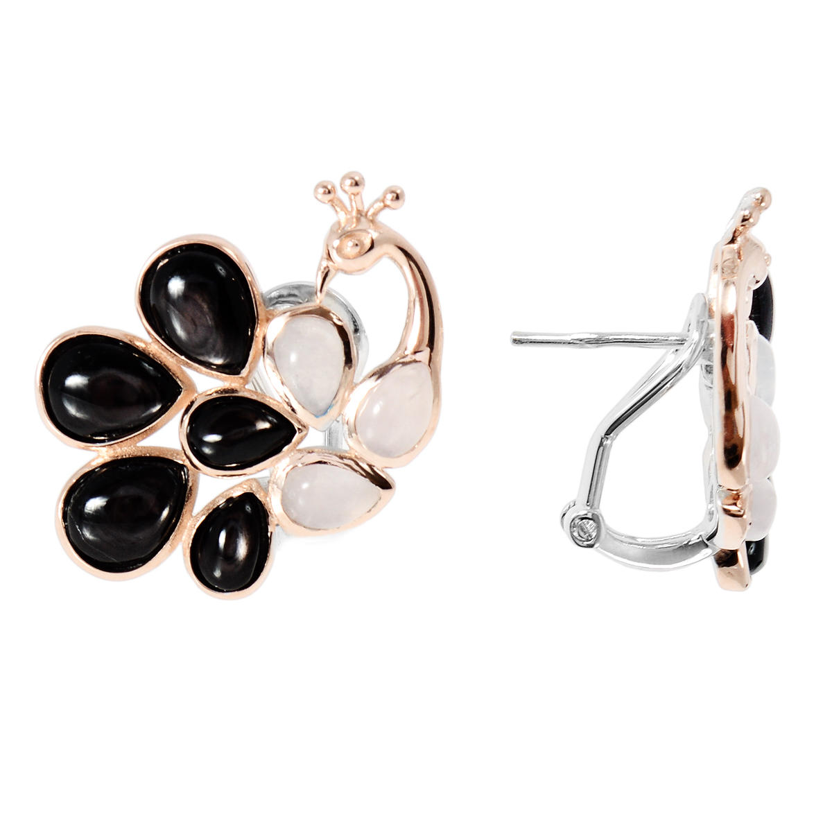 

Серьги женские из серебра Balex Jewellery 2430930084, гиперстен/кварц, 2430930084