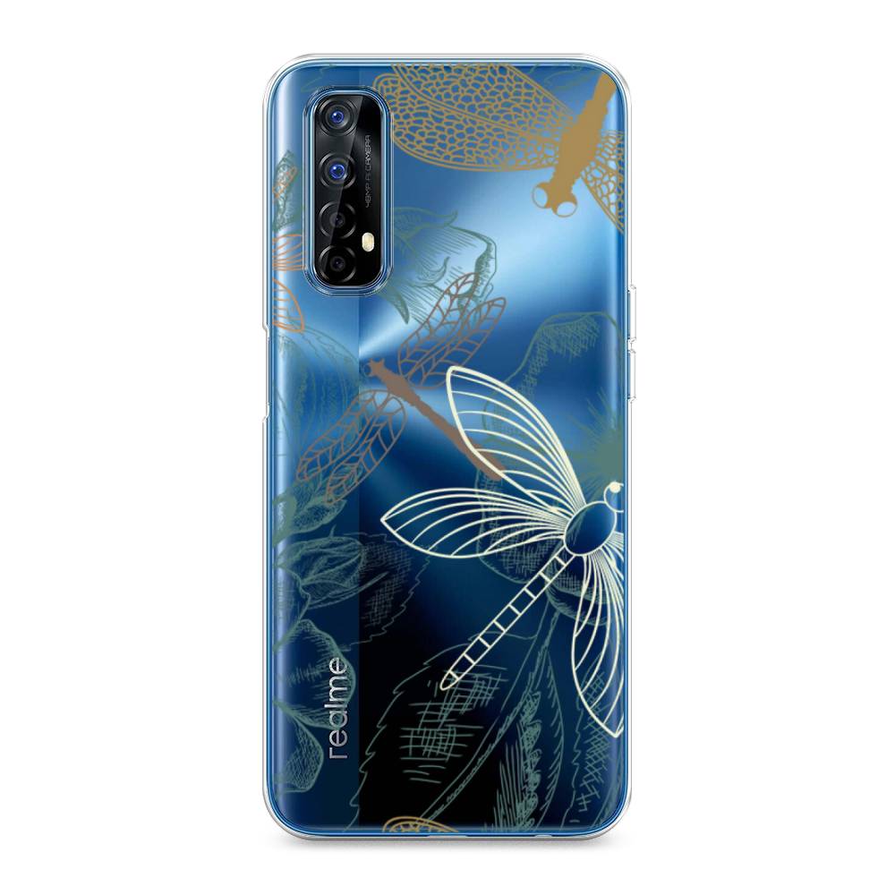 

Чехол Awog на Realme 7 "Тени стрекоз", Разноцветный, 254150-8