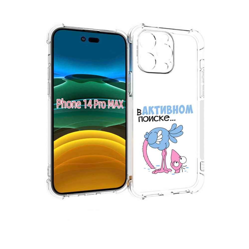 

Чехол MyPads в активном поиске для iPhone 14 Pro Max, Прозрачный, Tocco