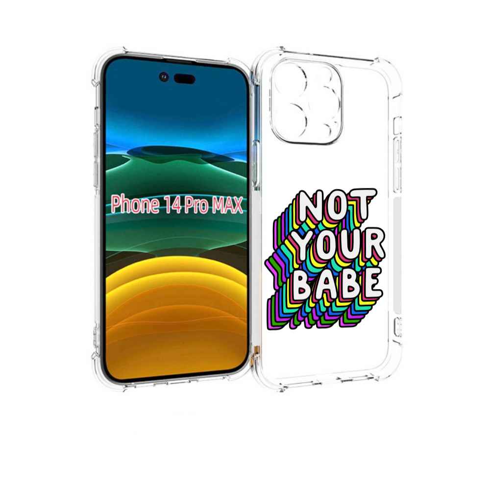 

Чехол MyPads не-твоя-девочка для iPhone 14 Pro Max, Прозрачный, Tocco