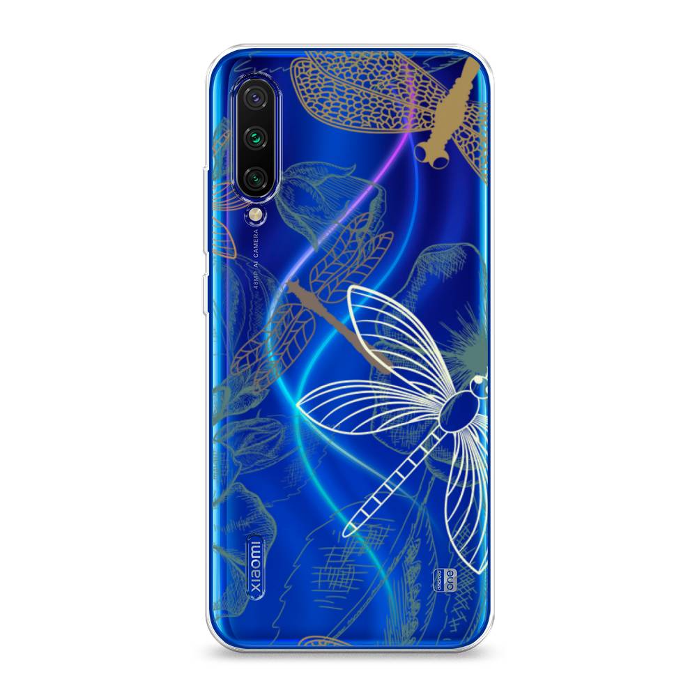 

Чехол Awog на Xiaomi Mi CC9E "Тени стрекоз", Разноцветный, 35950-8