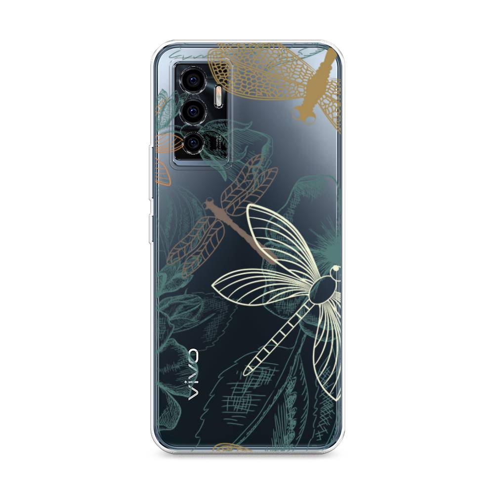 

Чехол Awog на Vivo V23e "Тени стрекоз", Разноцветный, 265950-8