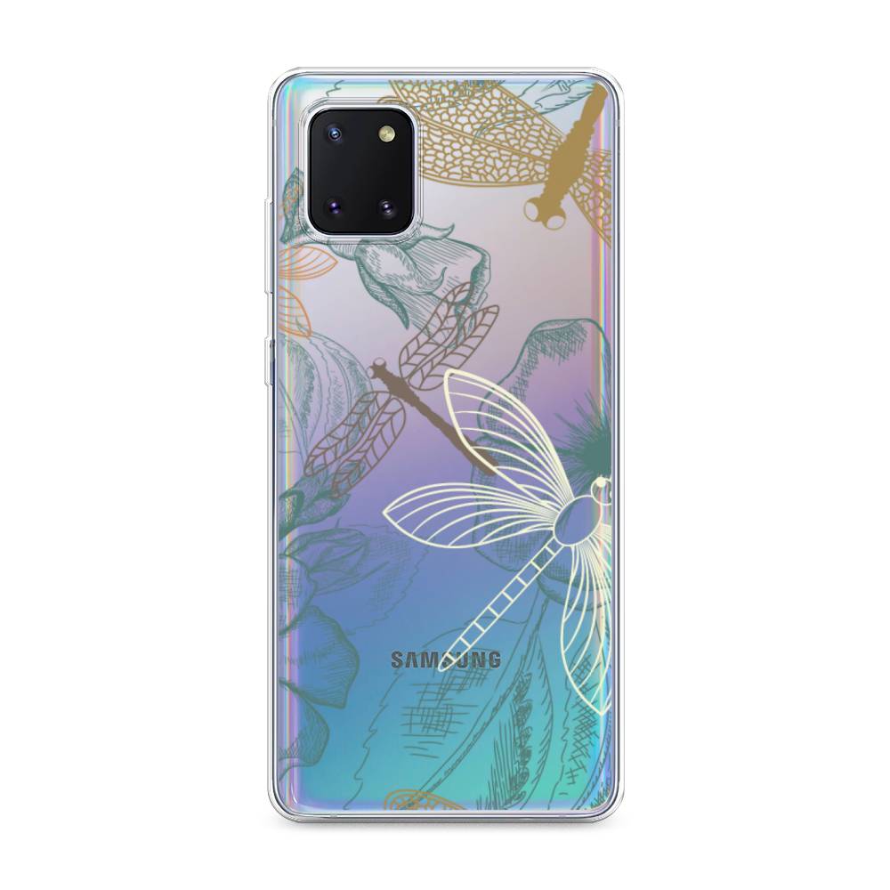 

Чехол Awog на Samsung Galaxy Note 10 Lite "Тени стрекоз", Разноцветный, 29150-8