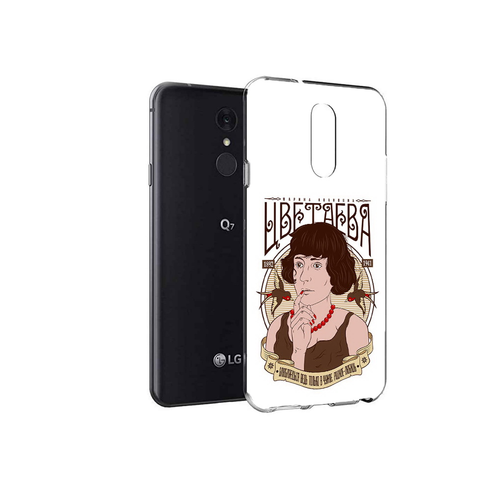 

Чехол MyPads Tocco для LG Q7 Цветаева (PT113427.75.197), Tocco