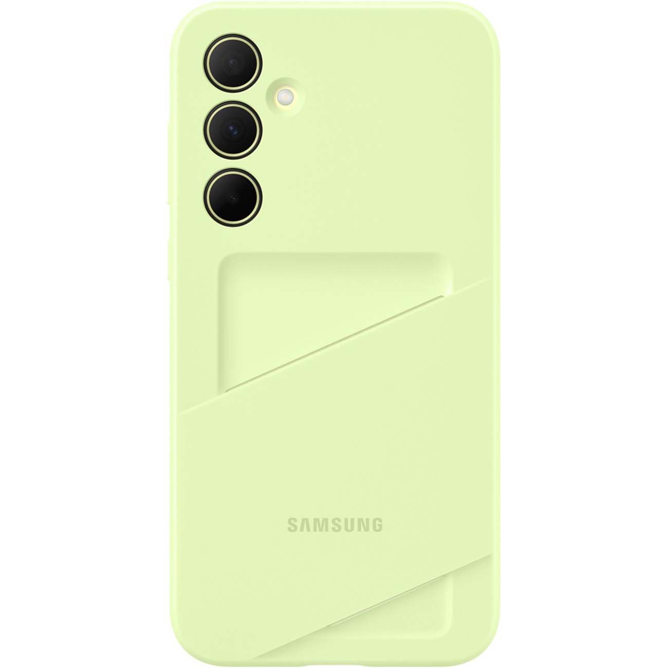 

Чехол Samsung Card Slot Case для Galaxy A35, лайм (ef-oa356tmegru), Card Slot Case